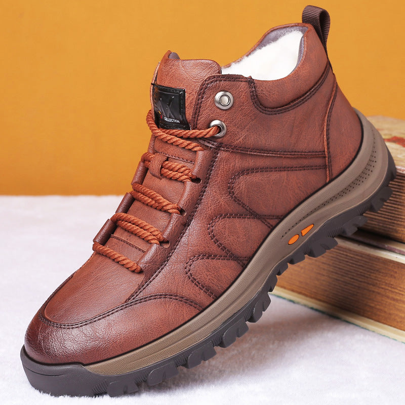 (🔥dnes sleva 50 % – nenechte si to ujít) – Kotníkové boty z měkké a pohodlné italské telecí kůže (k dispozici také v plyšové verzi🔥)