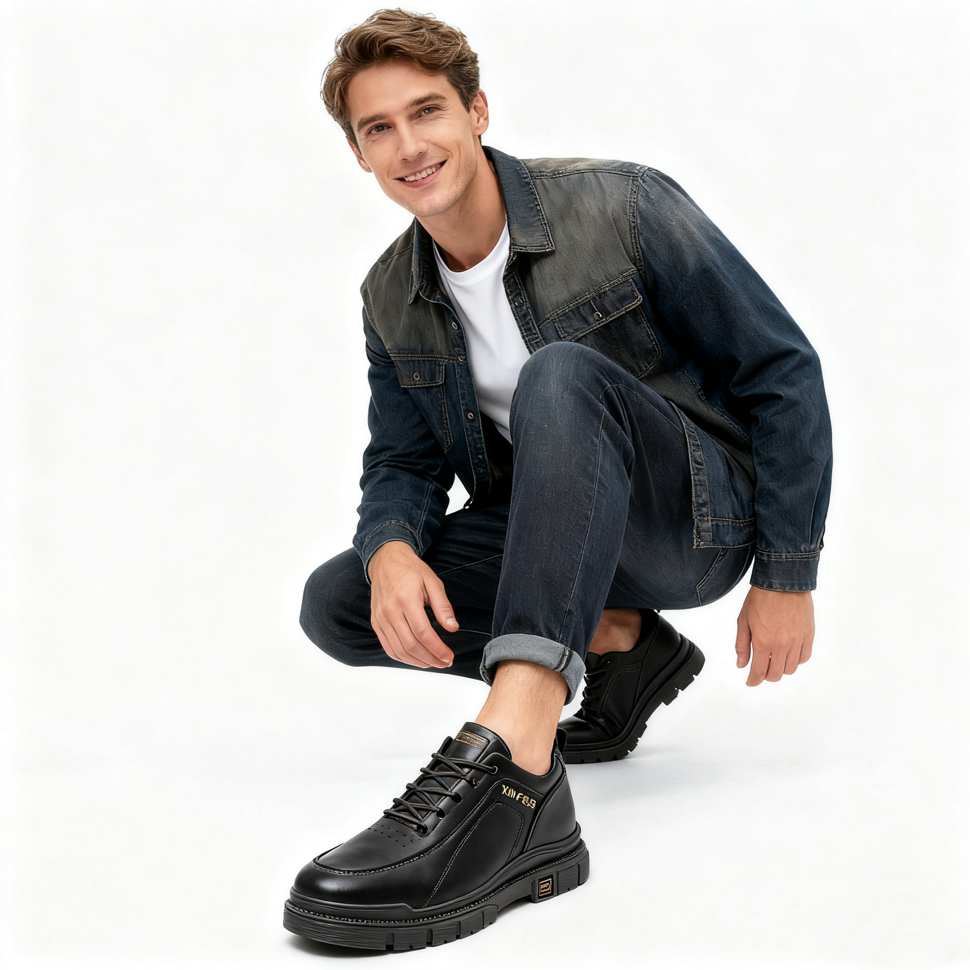 ⏰Hoje com 50% de desconto✅Sapatos em pele de alta qualidade - Alivia as dores nas articulações 👞 Caminhada confortável