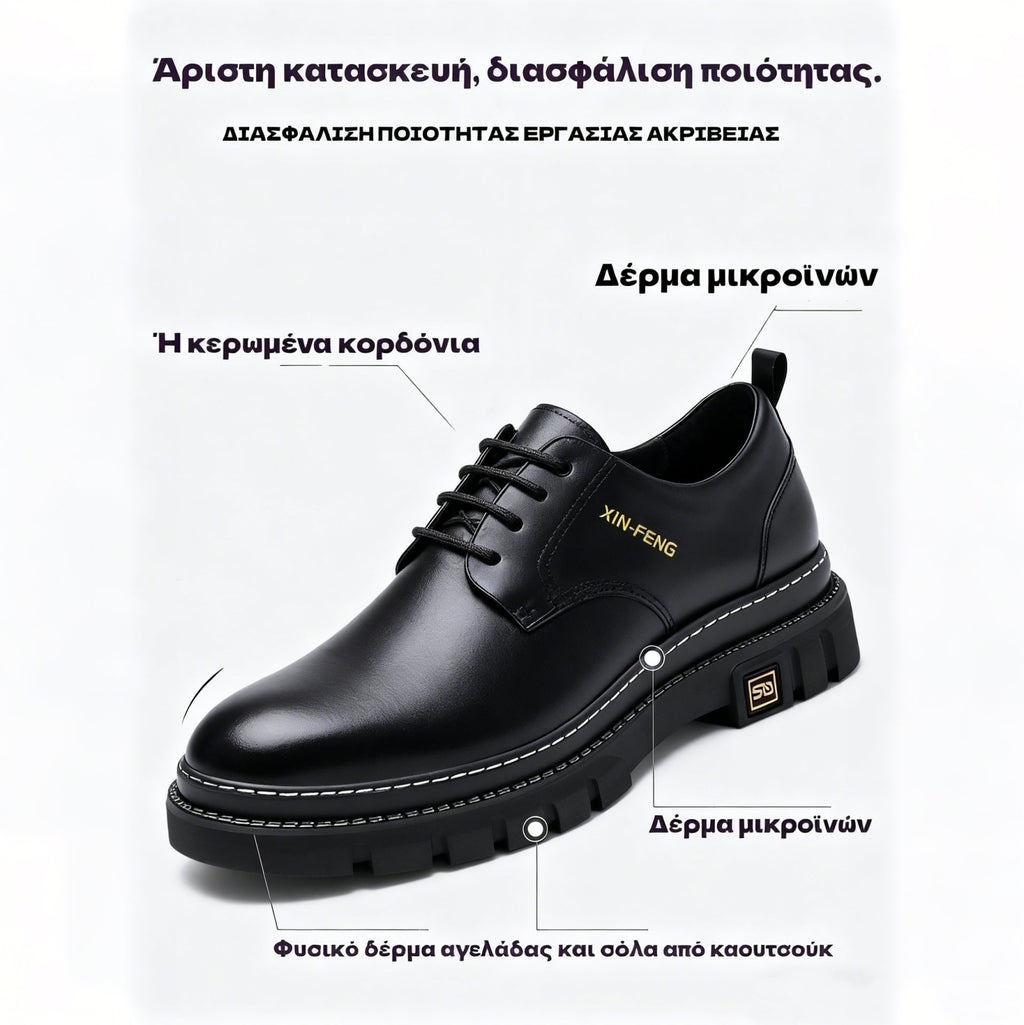 ⏰Hoje com 50% de desconto✅Sapatos em pele de alta qualidade - Alivia as dores nas articulações 👞 Caminhada confortável