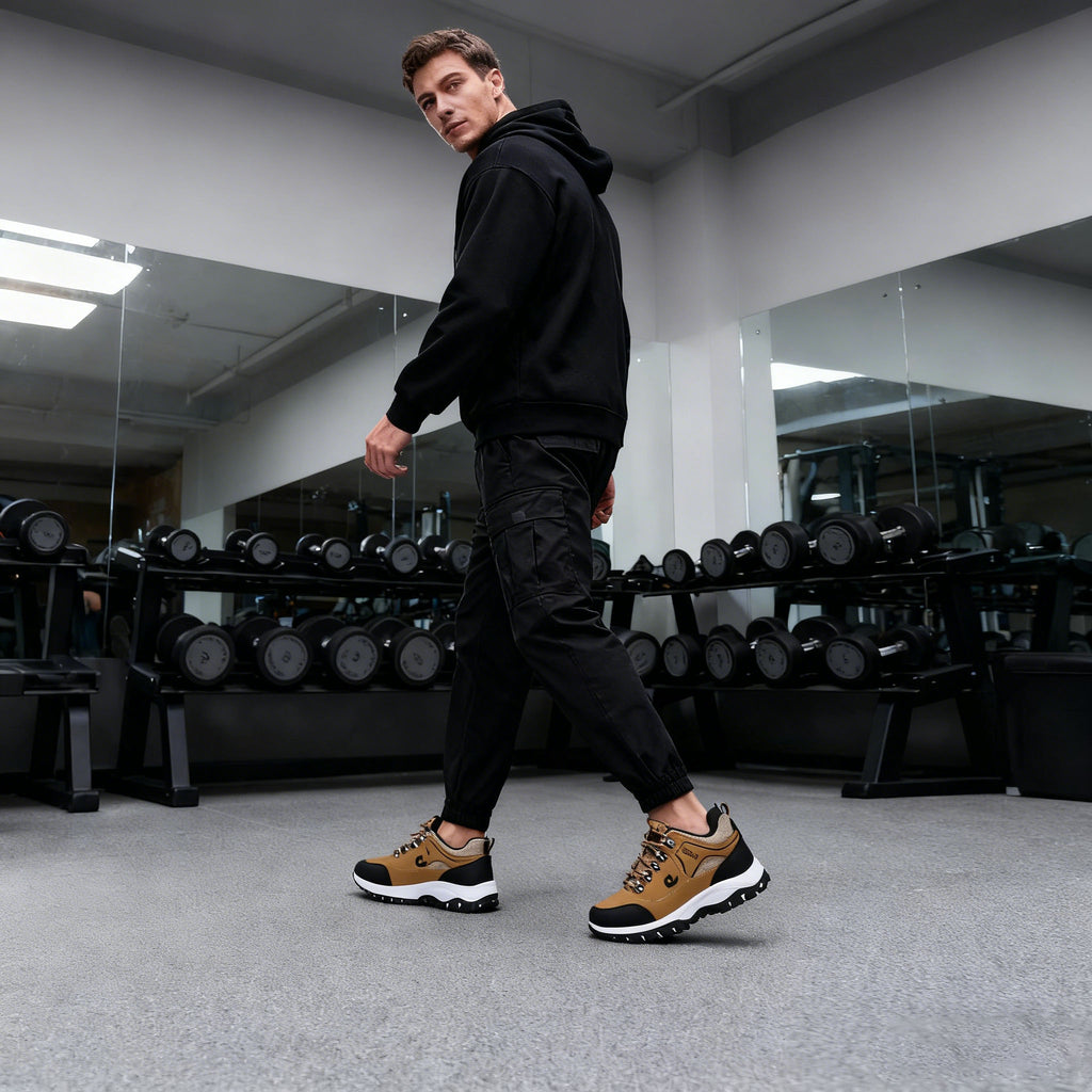 🔥50% de desconto hoje!⏰ Calçado casual para caminhadas👞 Leve e respirável - Confortável e sem dor - Design ergonómico