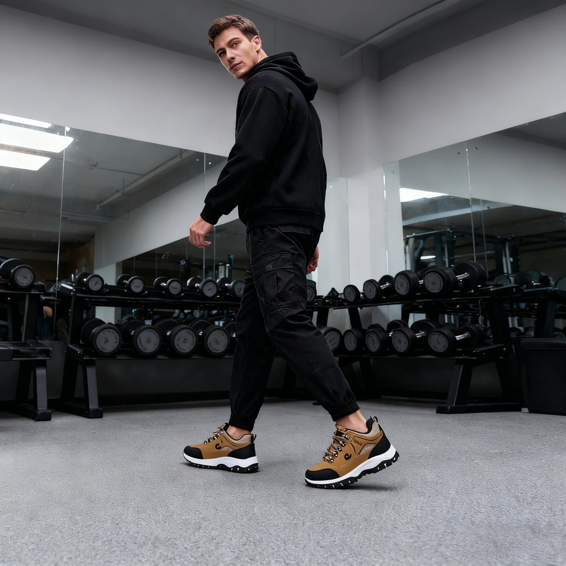 🔥50% de desconto hoje!⏰ Calçado casual para caminhadas👞 Leve e respirável - Confortável e sem dor - Design ergonómico