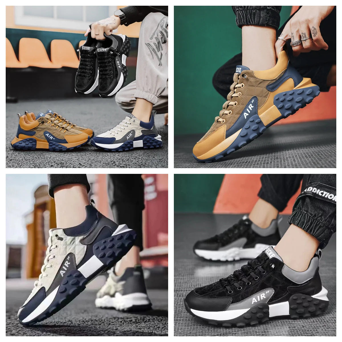 🔥Novo produto no mercado, metade do preço por tempo limitado hoje Design ergonómico, excelente absorção de impacto, correção da marcha