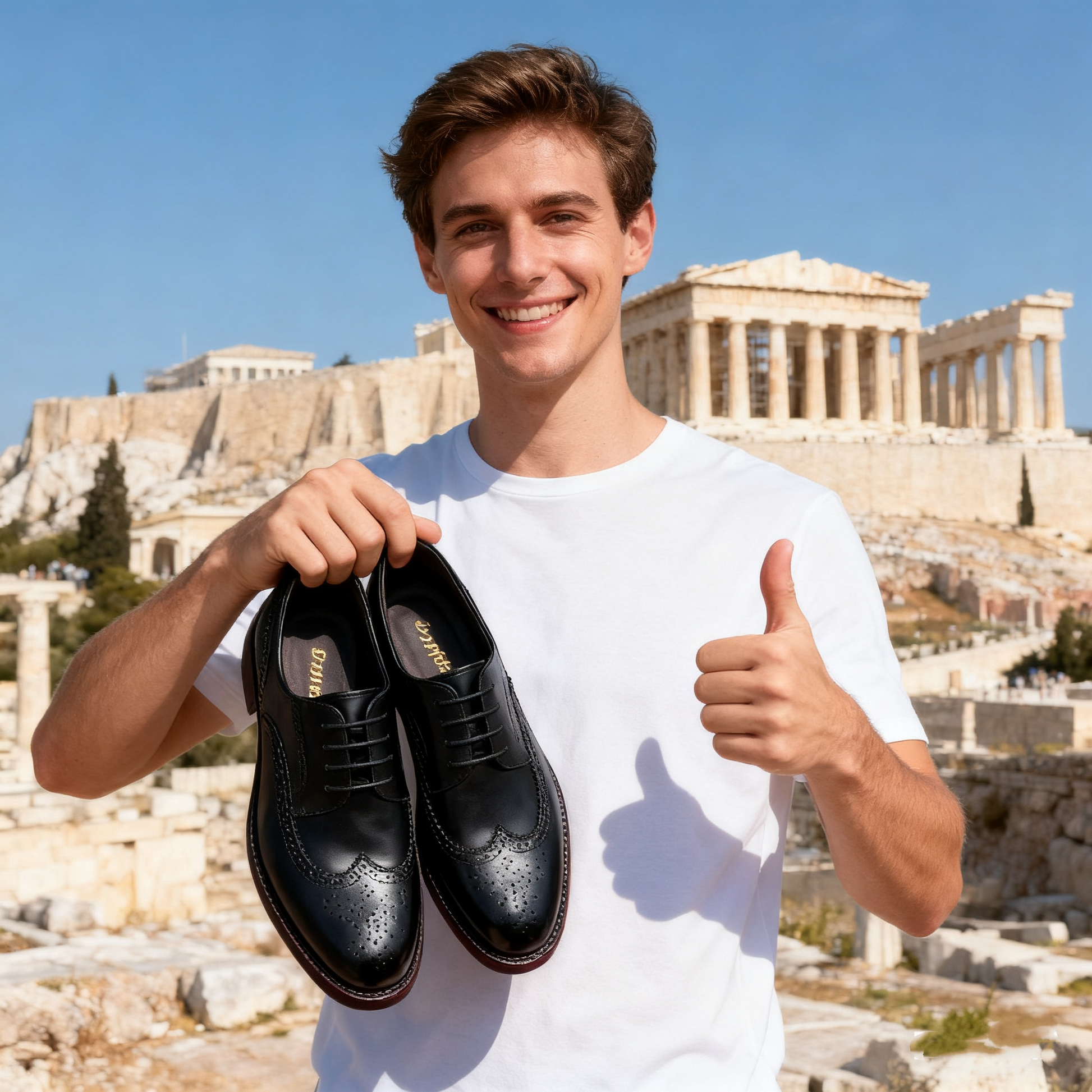 🎁Hoje com 50% de desconto✅Sapatos em pele de alta qualidade - Alivia as dores nas articulações 👞 Caminhada confortável