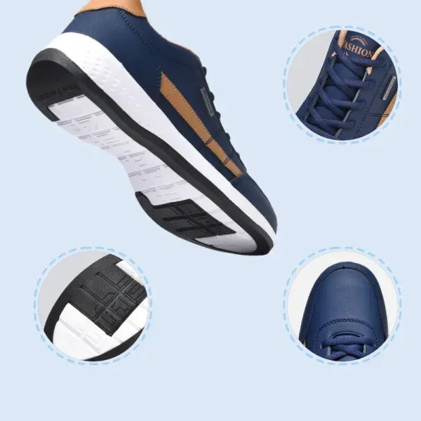 🔥Desconto de 50% por tempo limitado - Não perca! - Fabricados em Itália, sapatos ortopédicos macios, confortáveis e luxuosos em pele escovada para o alívio da dor nos pés.